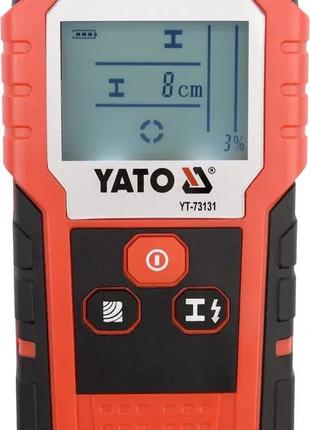 Профессиональный цифровой детектор скрытой проводки YATO YT-73131