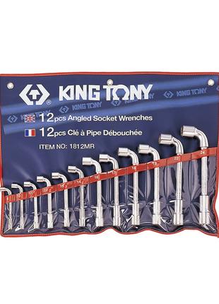 Набір ключів Г-подібний 12 шт. (8-24) мм King Tony 1812MR