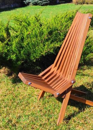 Кресло садовое террасное деревянное Кентукки Цвет: Палисандр