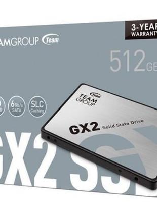 Накопичувач SSD Team GX2 512GB SATA3, 2.5"