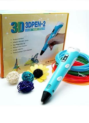 3D-ручка для творчества c ЖК-дисплеем 3DPEN-2