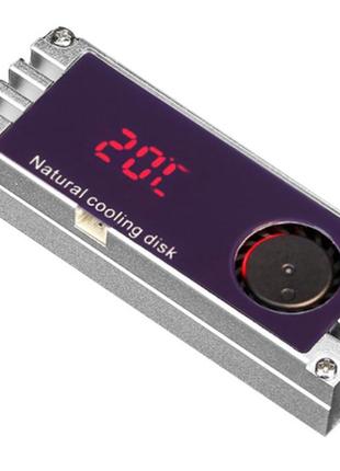 Радиатор для SSD M.2 2280/22110 с цифровым дисплеем