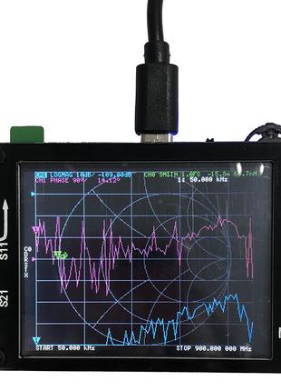 Векторный анализатор цепей NanoVNA 50 кГц - 1.5 ГГц Цифровой т...