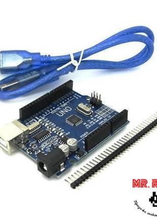 Arduino UNO R3 SMD с кабелем (ATmega328 + CH340G)