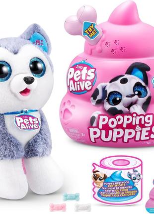 Игровой набор-сюрприз Pets & Robo Alive Pooping Puppies Husky ...