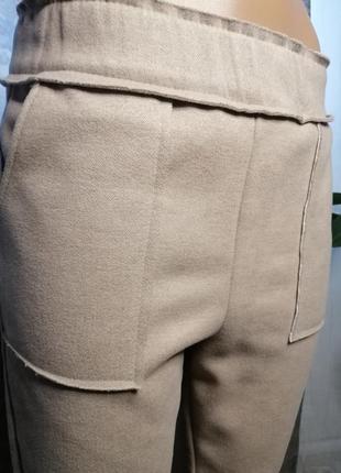 Женские новые теплые брюки размер м брюки с утеплением