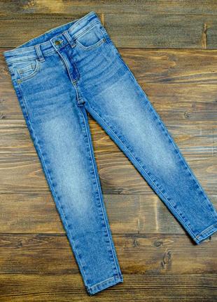 Голубые стрейчевые джинсы на мальчика George Размер 5-6 лет ро...