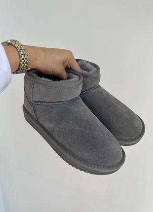 Женские ugg ultra mini silver