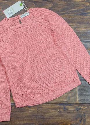 Джемпер свитер вязаный на девочку OVS на 4-5 лет рост 110 см