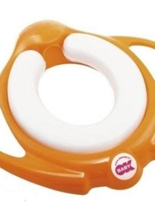 Накладка-сидіння на унітаз OK Baby Pinguo Soft, колір оранжеви...