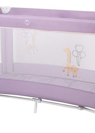 Манеж-кроватка FreeON Balloon giraffe Purple (45838)