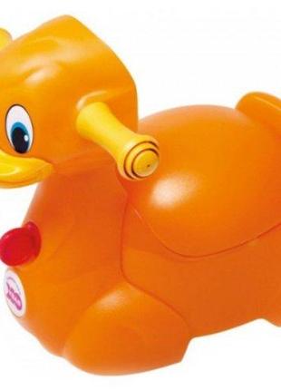 Горшок детский с ручками OK Baby Quack, цвет оранжевый (37074530)