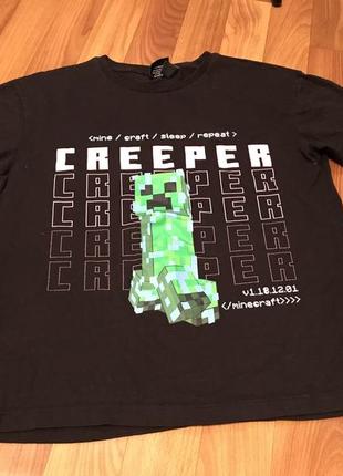 Minecraft футболка майнкрафт