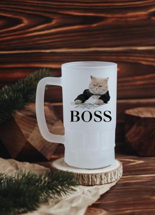 Пивный бокал boss