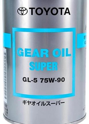 Трансмиссионное масло Toyota Gear Oil Super 75W-90 GL-5