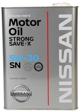 Синтетическое масло Nissan SN Strong Save X 5W-30 4L