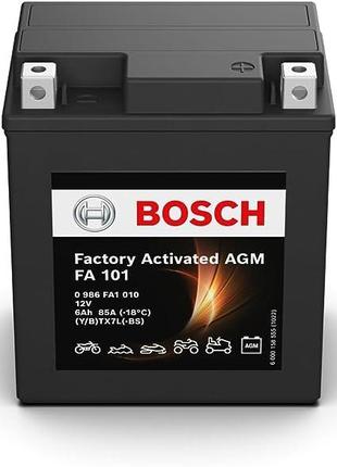 Мото аккумулятор AGM Bosch Прав [+] 12V 6AH 85A