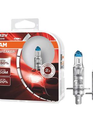 Галогенні лампи H1 Osram Night Breaker Laser +150%