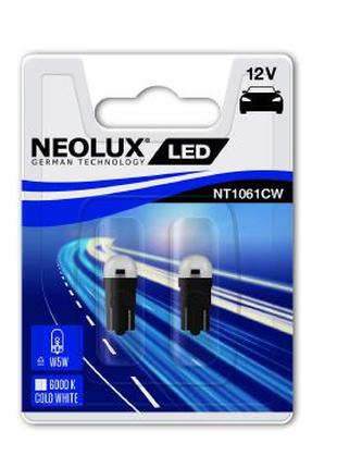 Комплект светодиодных ламп NEOLUX W5W LED 6000K