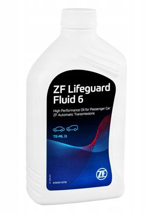 Трансмиссионное масло ZF LIFEGUARDFLUID 6 1л