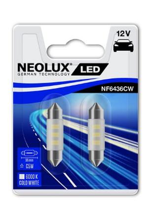Комплект светодиодных ламп NEOLUX C5W LED 6000K