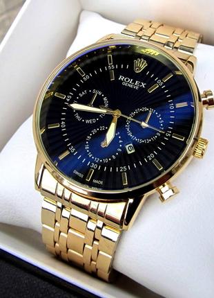 Чоловічий золотий наручний годинник Rolex / Ролекс