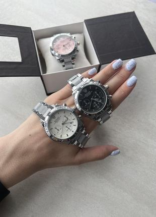 Годинник Rolex Silver Oystrrperpetual Datejust (білий, чорний,...