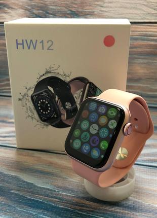 Смарт-годинник hw12 рожевий, смарт-часы 6 серии, Smart-Watch.