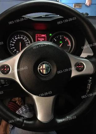Оплетка чехол на руль со спицами для Alfa Romeo 159 Альфа Ромео