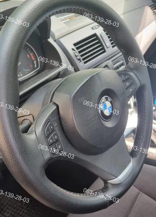 Оплетка чехол на руль со спицами для BMW X3 БМВ