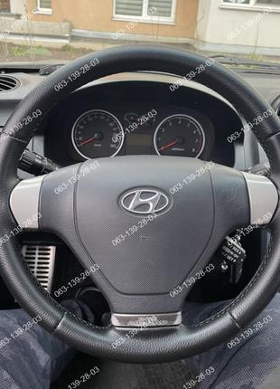 Оплетка чехол на руль со спицами для Hyundai Coupe Хюндай Купе