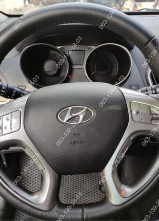 Оплетка чехол на руль со спицами для Hyundai ix 35 Хюндай