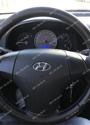 Оплетка чехол на руль со спицами для Hyundai Elantra 4 Hd 2006...