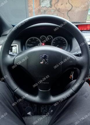 Оплетка чехол на руль со спицами для Peugeot 307 Partner Citro...