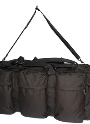 Тактическая сумка - рюкзак в Черная на 100 литров - Черная