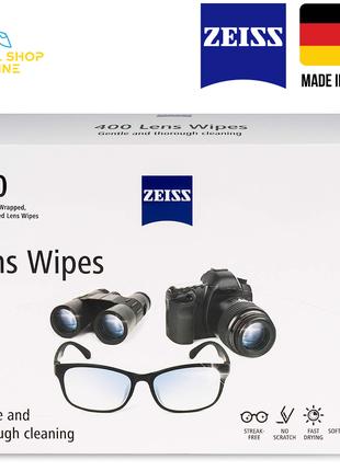Влажные салфетки для очков и оптики ZEISS 400 шт.