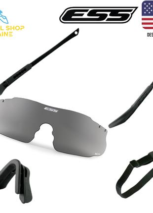 Балістичні окуляри ESS ICE SMOKE GRAY LENS ONE KIT + STRAP