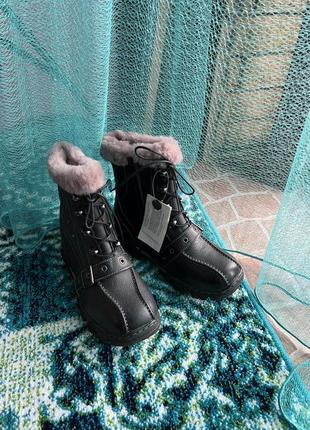 Новые зимние кожаные ботинки сапоги сапожки натуральная кожа к...