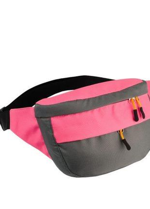 Поясна сумка Surikat модель: Tornado колір: сіро-рожевий