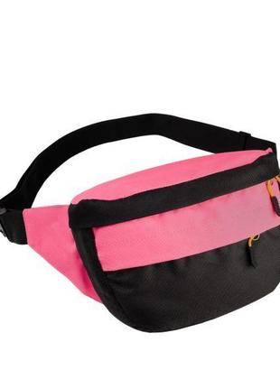 Поясна сумка Surikat модель: Tornado колір: чорно-рожевий