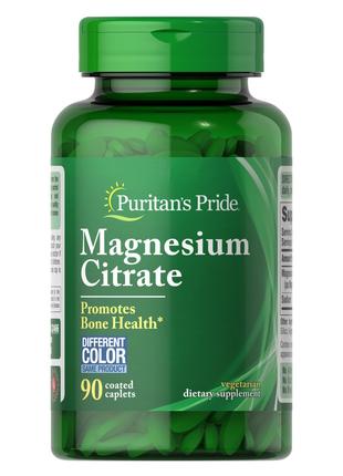Витамины и минералы Puritan's Pride Magnesium Citrate 200 mg, ...