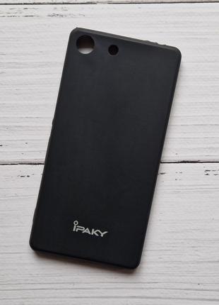 Чехол Sony E5603 E5633 Xperia M5 для телефона силиконовый Черный