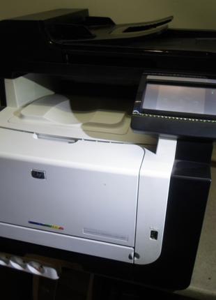 Цветной лазерный принтер, МФУ HP LaserJet Pro CM1415fn,сеть/копи