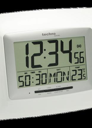 Годинник настінний електронний Technoline WS8100 White/Silver ...