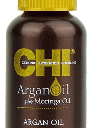 Олія для волосся CHI Argan Oil Plus Moringa Oil 15 МЛ
