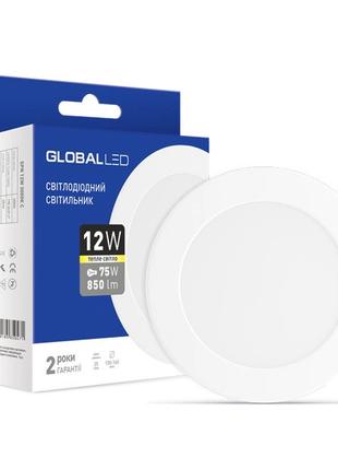 LED светильник точечный врезной Global SPN 12W теплый свет (1-...