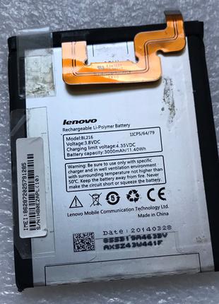 Аккумуляторная батарея АКБ BL216 Lenovo K910 Vibe Z SB19A463BV...