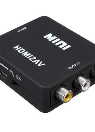 Адаптер HDMI - AV / RCA / CVBS | Конвертер HDMI to AV, переходник
