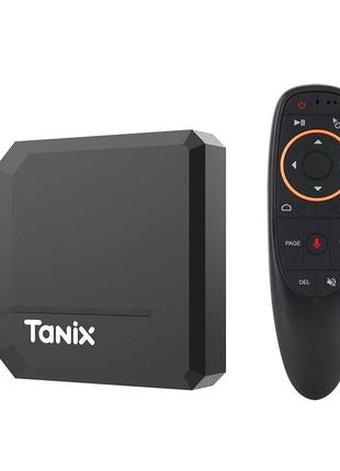 Смарт приставка Tanix TX2 2/16 H618 Android 12 + пульт с гирос...