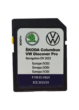 Карты навигации VW Discover Pro Navigation DV SD Card 64 ГБ, У...